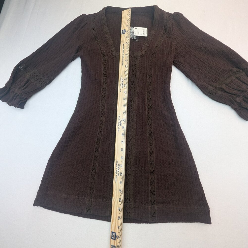 NWT New With Tag Free People Free-est jules mini dress -Brown Size Xs - Picture 5 of 11